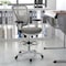 Flash Furniture Gray Draft Chair, White Frame HL-0001-1CWHITE-LTGY-GG - alternate 1